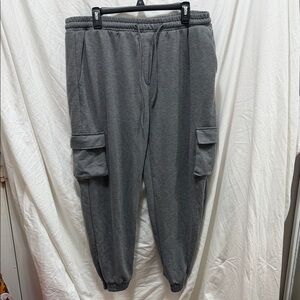 Men's Charcoal Cargo Pants
